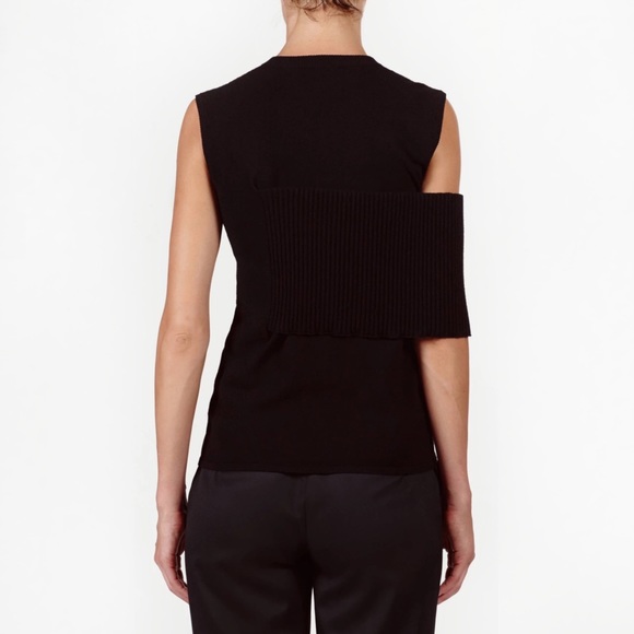 J.W. Anderson Black Banded Sleeveless Knit Tank M - Picture 6 of 10